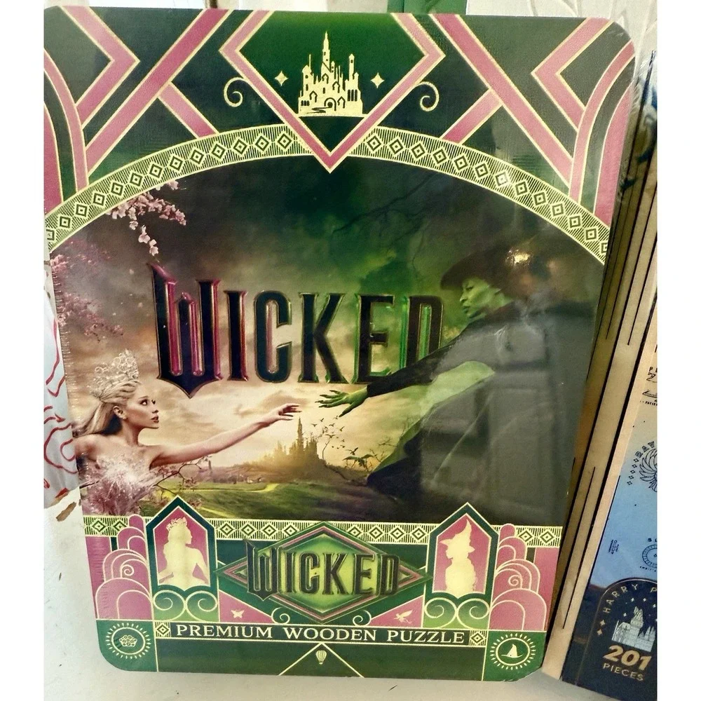 Wicked & Harry Potter Wooden Puzzle Lot Sealed‎ A3 201 212 Pc